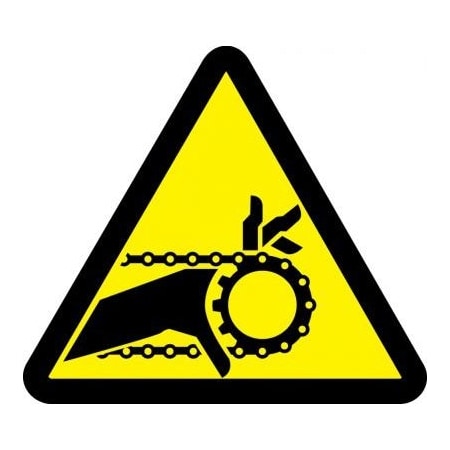 ISO WARNING SAFETY LABEL CHAIN LSGW1448